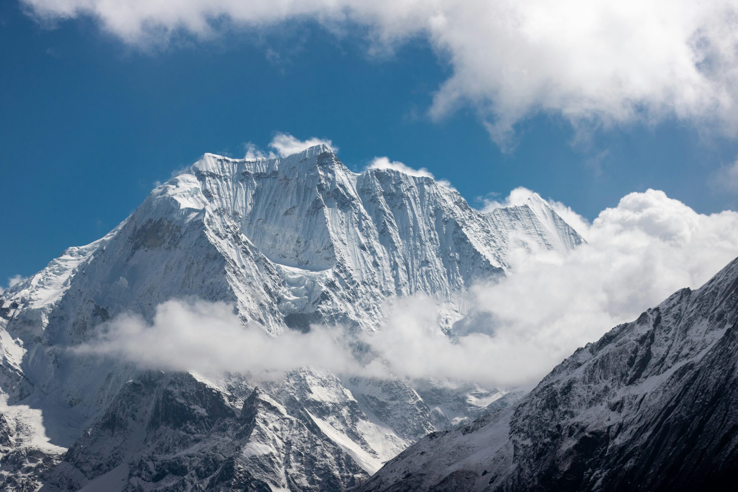 Mount Manaslu, the eighth-highest mountain in the world 